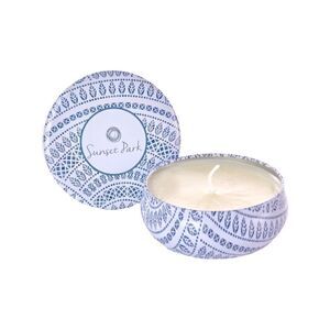 Sunset Park Metro Weave Lavender Candle in Decorative Tin New
